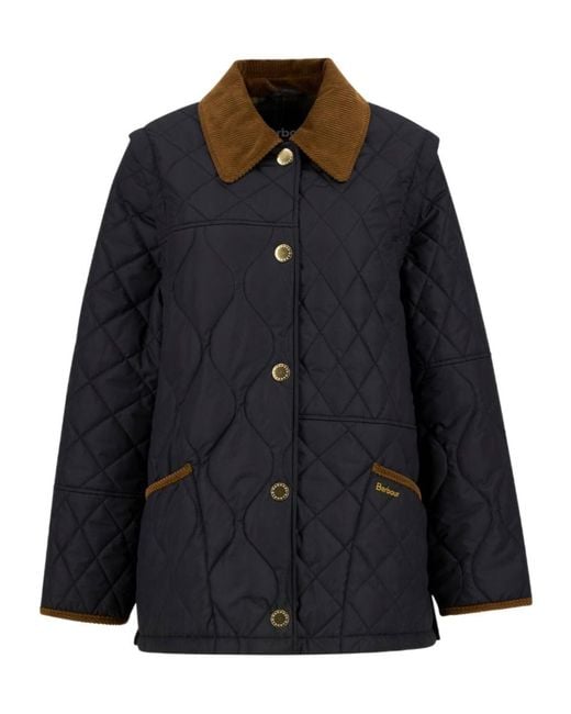 Barbour Blue Lorrie Quilted Jacket