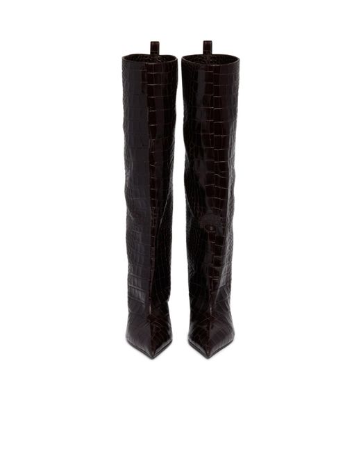 The Attico Black The Lea Heeled Boots