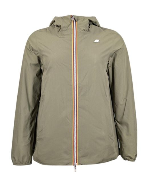 K-Way Green Marguerite Stretch Jacket