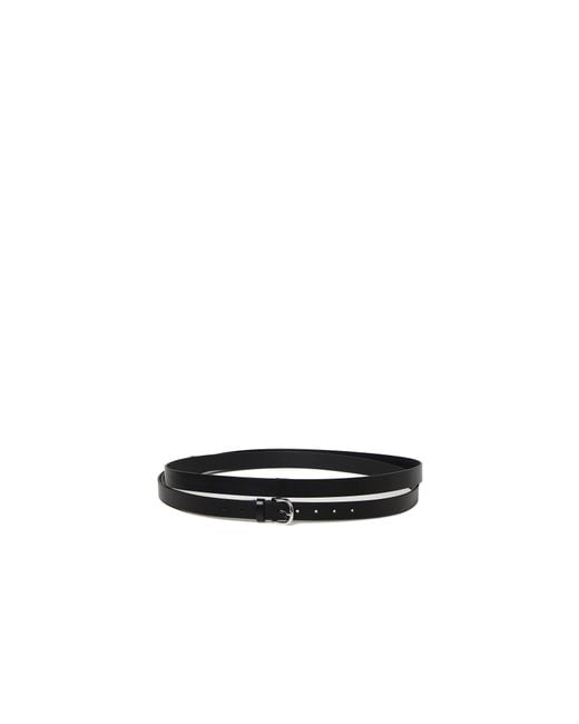 Isabel Marant White Logo Belt