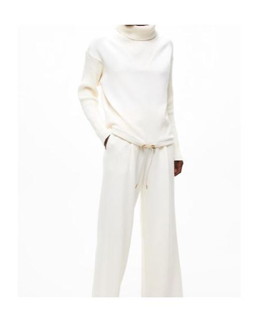 Varley White Hannah Cowl Neck Sweat