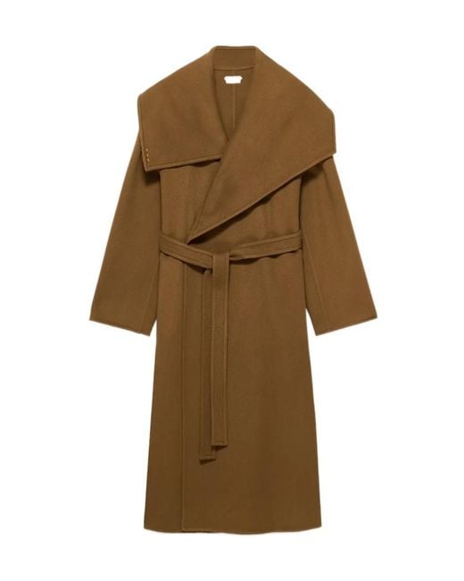 J.W. Anderson Natural Jw Anderson Longline Wrap Front Coat