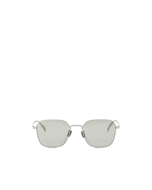 Bottega Veneta White Full Frame Sunglasses