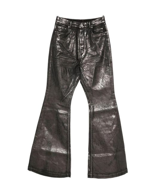 Rick Owens Gray Flared Jeans for men