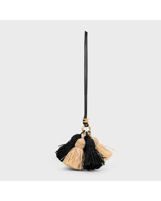 Céline Metallic Multi Pompon Charm