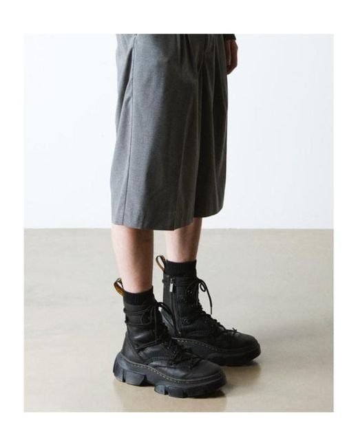 Dr. Martens Black Leather Boots for men