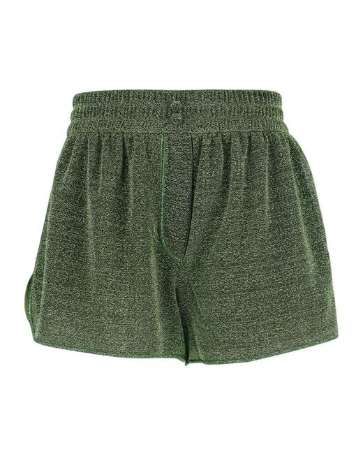 Oseree Green Lumiere Shorts