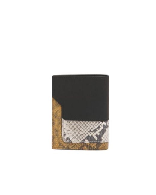 Marni Black Printed Bifold Wallet
