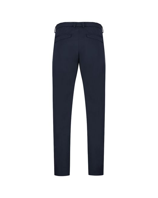 Paul & Shark Blue Technical Nylon Trousers for men
