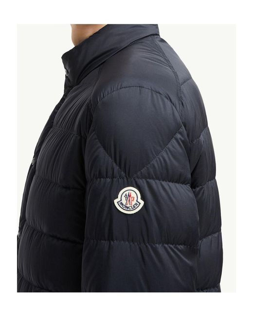 Moncler Blue Selves Short Padded Jacket for men