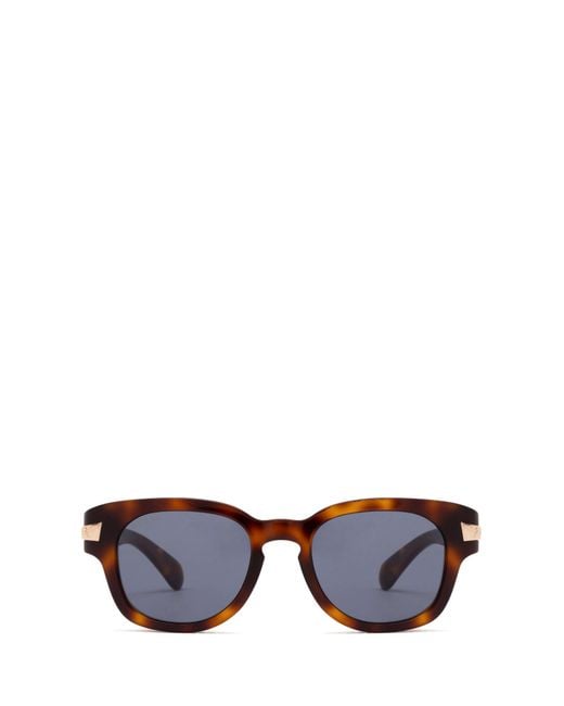 Gucci White Eyewear Rectangle Frame Sunglasses for men