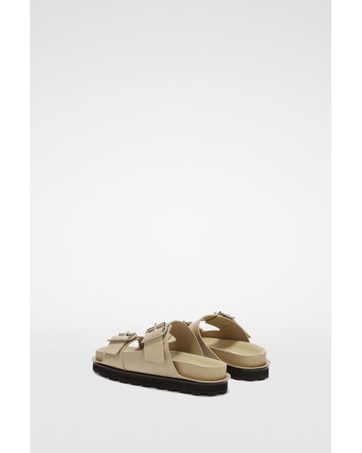 Jil Sander Multicolor Double Buckle-Fastened Open-Toe Sandals for men