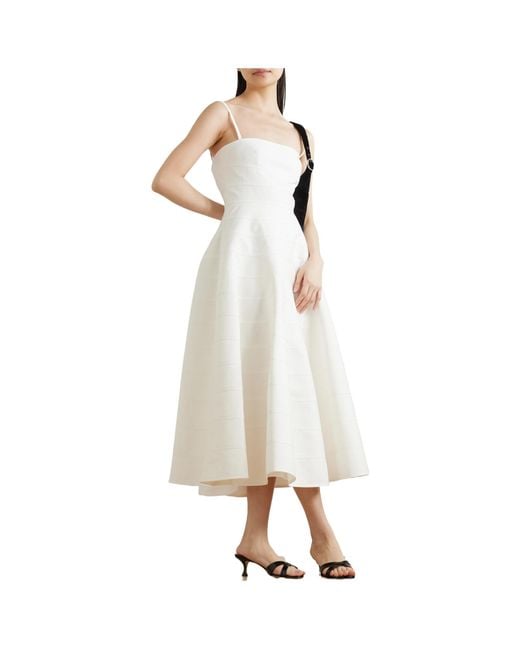 Altuzarra White Pure Cotton Mid-Length Dress