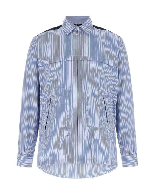 Junya Watanabe Blue Denim Insert Shirt for men