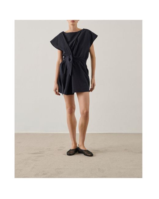 Soeur Blue Ruffled Top