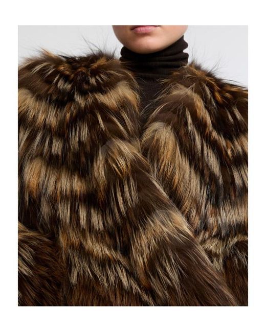 Yves Salomon Natural Belted Jacket
