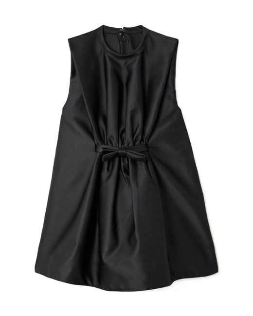 Rabanne Black Bow Mini Dress