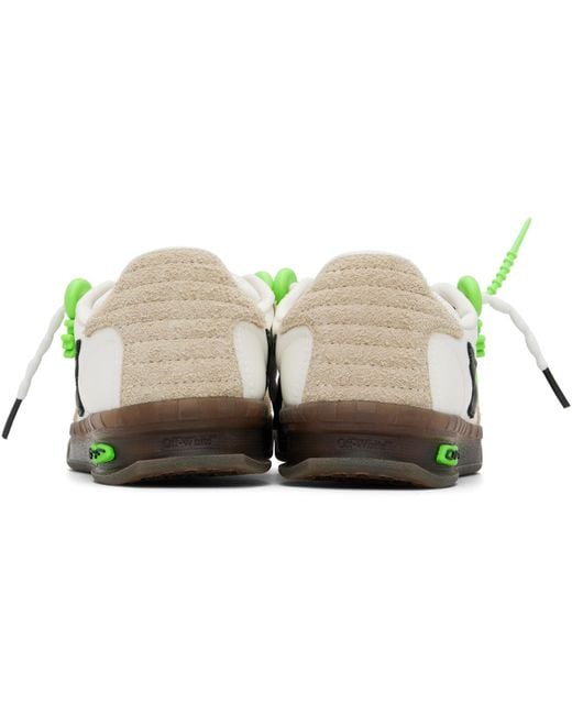 Off-White c/o Virgil Abloh Green End Of Play Low-Top Sneakers