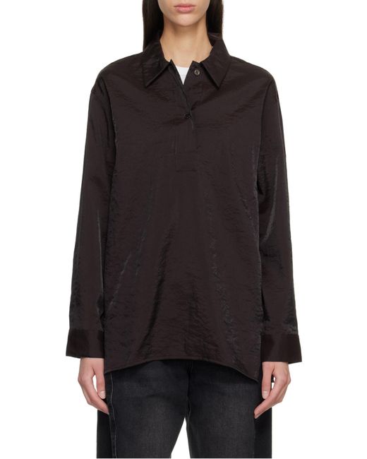 Studio Nicholson Black Long Sleeve Shirt