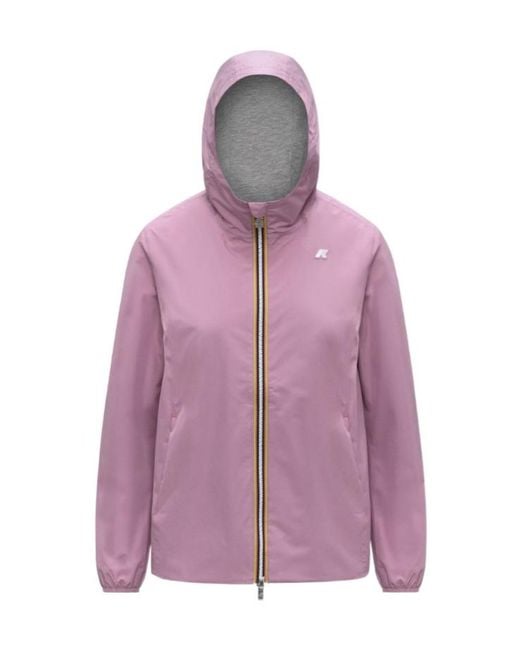 K-Way Purple Marguerite Stretch Jacket