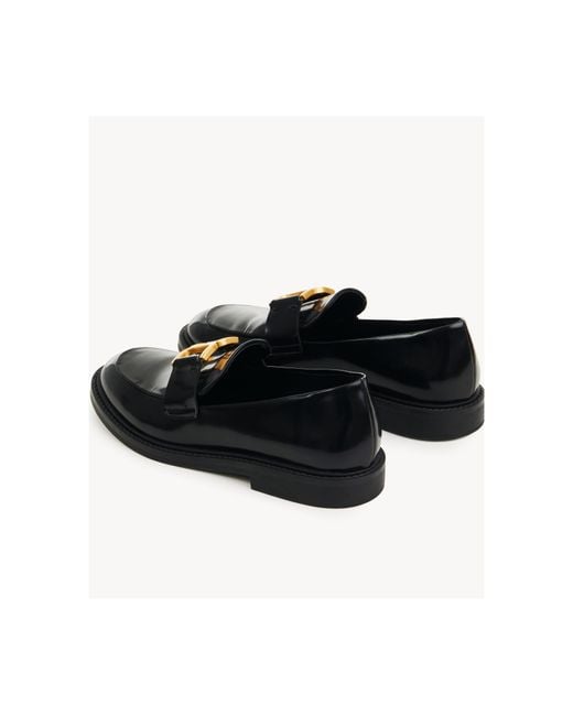 Chloé Black Chloé Marcie Slip-On Loafers