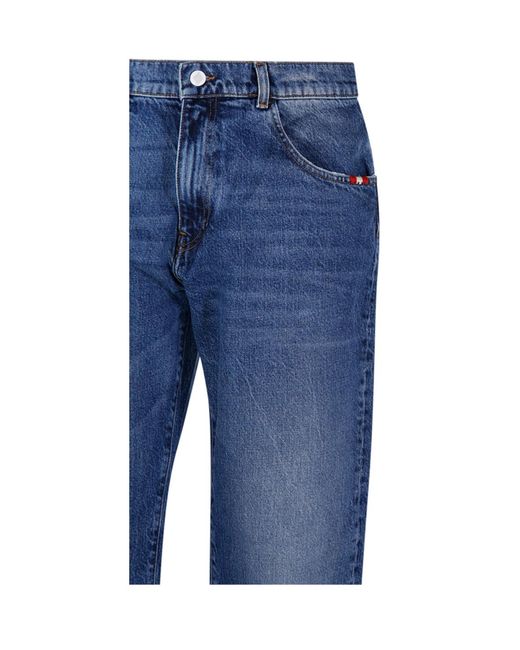 AMISH Blue James Loose-Fit Jeans for men