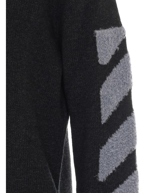 Off-White c/o Virgil Abloh Black Crew-Neck Sweatshirt for men