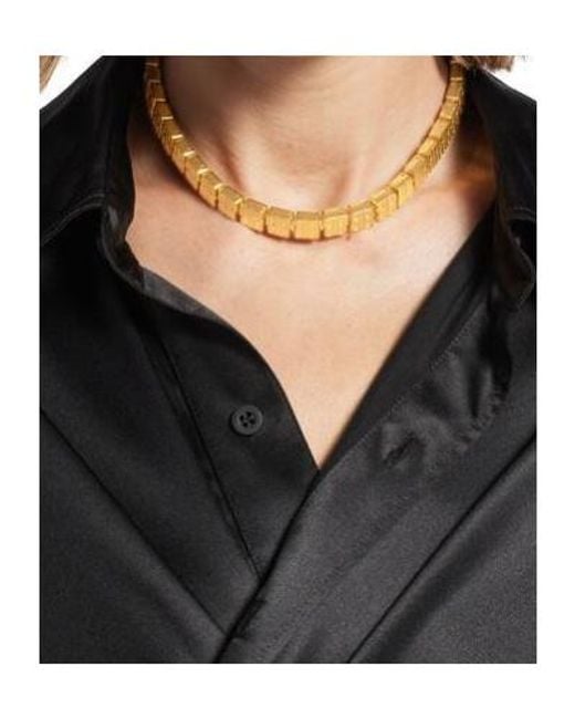 Balenciaga Metallic Nano Mini Link Choker