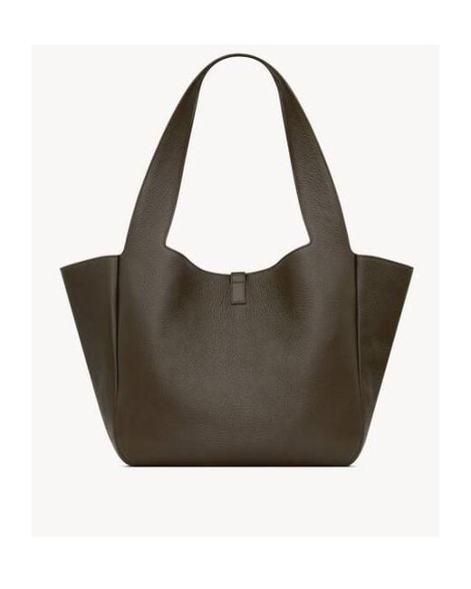 Saint Laurent Brown Le 5 À 7 Bea Shopping Bag