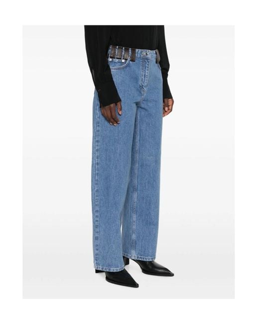 IRO Blue Belt-Loop Jeans