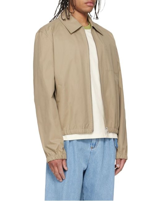 AMI Natural Ami Ami De Coeur Zipped Jacket for men