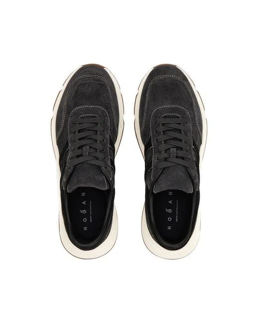 Hogan Black Sneakers Hyperlight for men