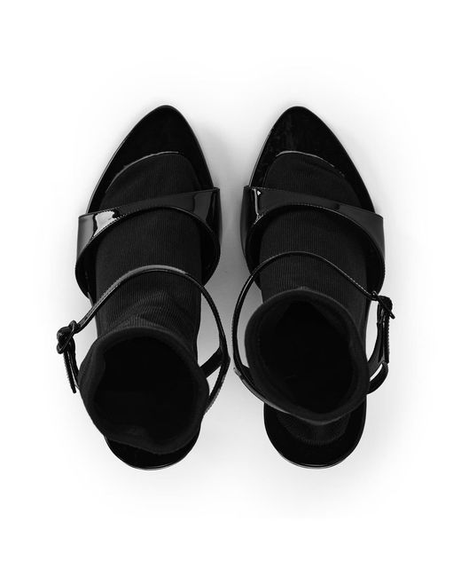 Balenciaga Black Avenue Sock Sandals