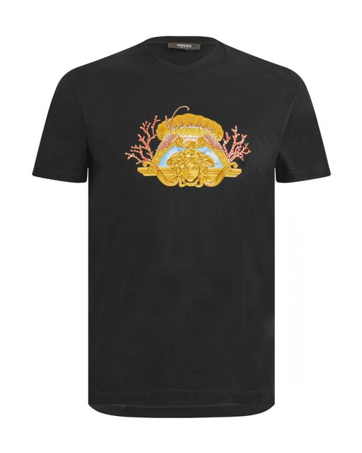 Versace Black Casual T-Shirt for men