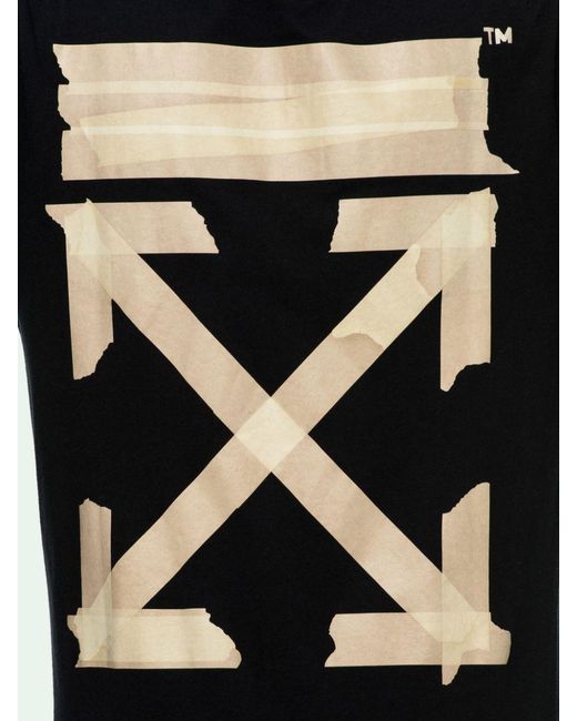 Off-White c/o Virgil Abloh Black Tape Arrows Long-Sleeved T-Shirt for men