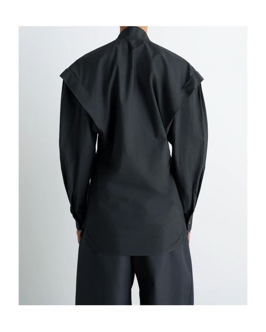 Lemaire Blue Ascot Blouse