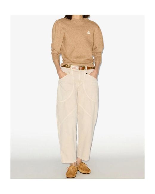 Isabel Marant White Catarina Pants