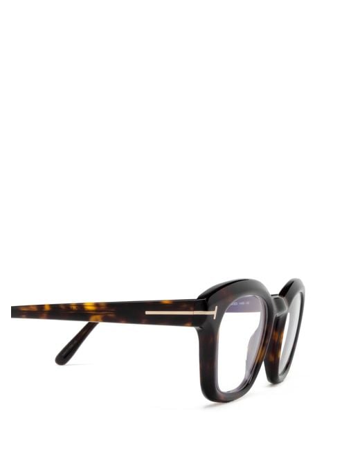 Tom Ford White Eyewear Square Frame Glasses for men