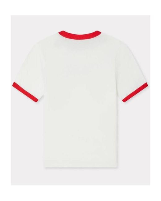 KENZO White Words' Slim T-Shirt for men