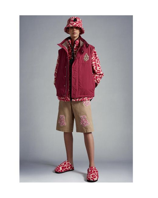 Moncler Red Tryfan Down Gilet for men