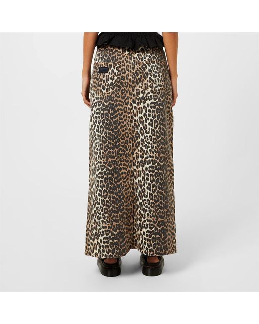 Ganni Multicolor Print Skirt