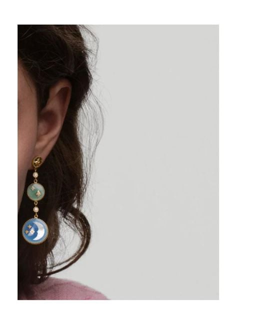 Dior White Rose Céleste Earrings