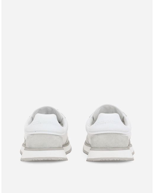 Dolce & Gabbana White Leatherblend Sneakers By Dolce Gabbana Model Ck