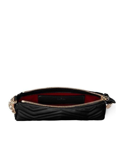 Gucci Black Gg Marmont Small Shoulder Bag