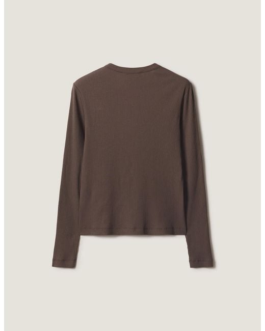 Maison Kitsuné Brown Baby Fox Ribbed Cardigan