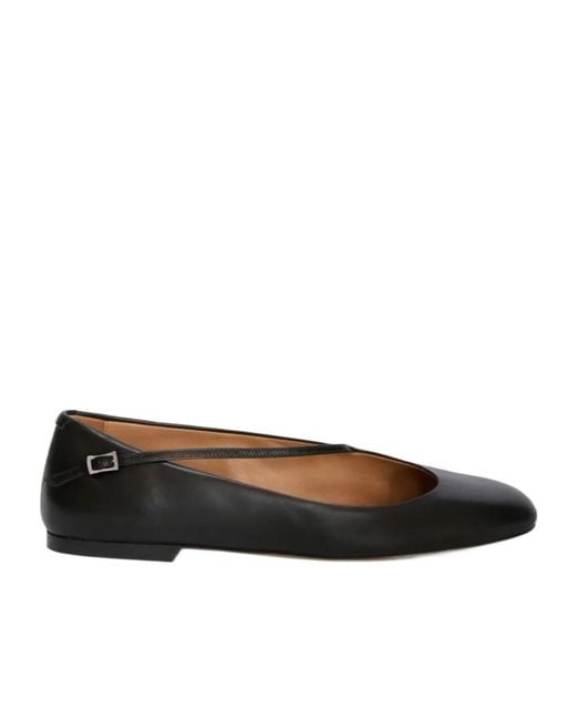 Jil Sander Black Elyss Ballerinas