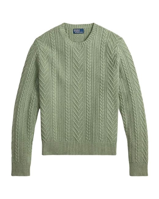 Polo Ralph Lauren Green Long-Sleeve Knit Top for men