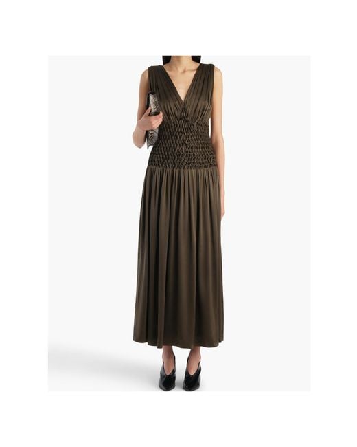 Khaite Green Sleeveless Dress