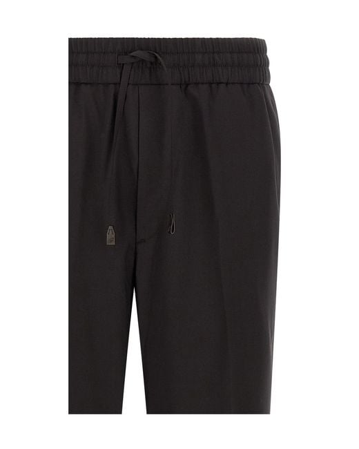 Brioni Black 'Asolo' Pants for men