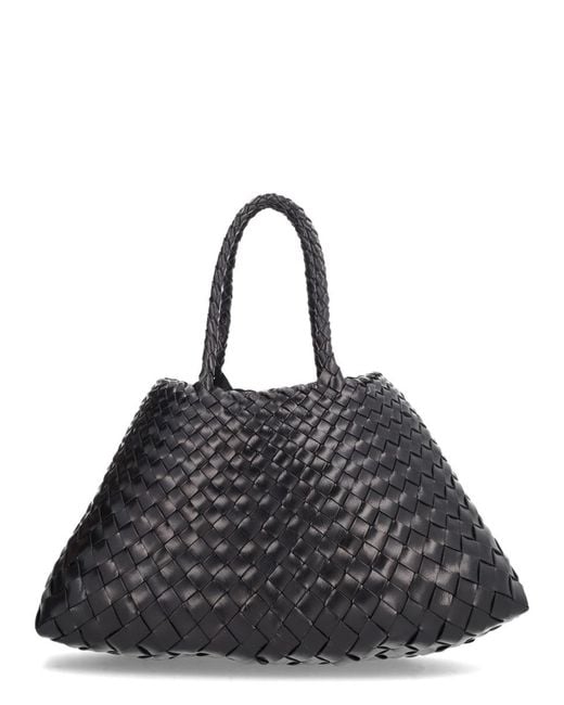 Dragon Diffusion Black Santa Croce Small Tote Bag